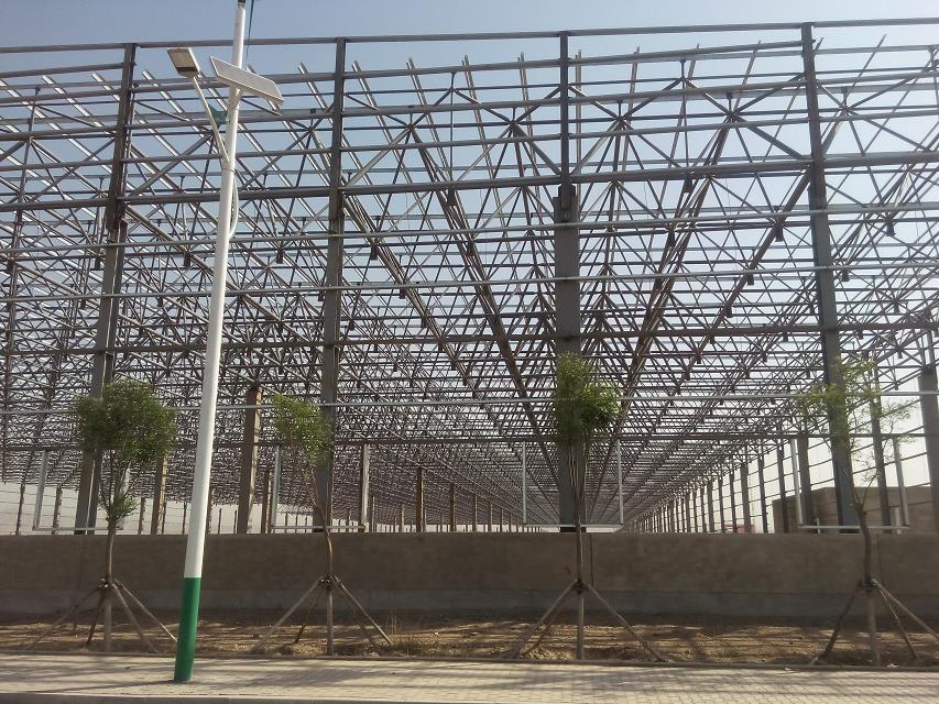 唐山汽车工业厂房网架