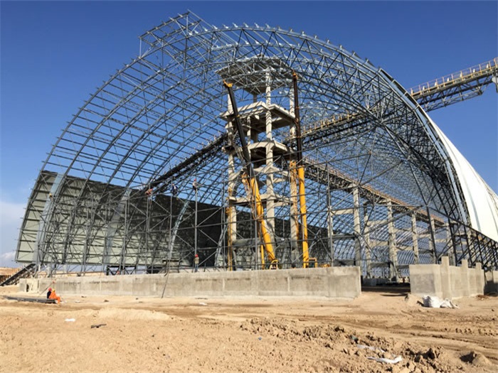 唐山煤机油桶翘工程网架